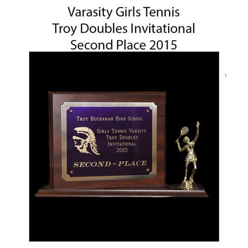 2015 Girls Tennis Invitational 2nd 